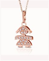 Collana Le Bebé Donna I Pavè in Oro Diamante 0.15 Ct LBB020 - LBB020